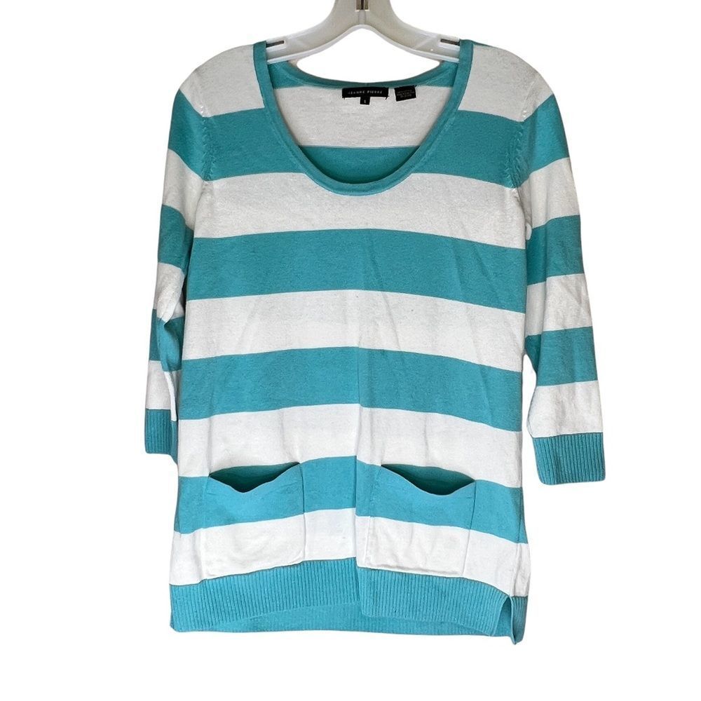 Vintage Jeanne‎ Pierre Striped Sweater